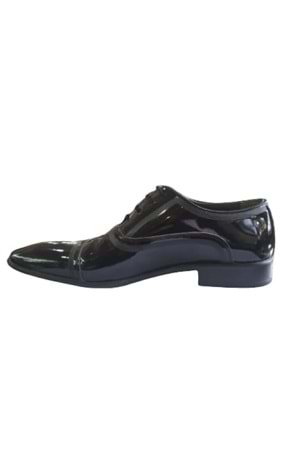 Wonder 2160 Erkek Rugan Deri Klasik Ayakkabı - Siyah