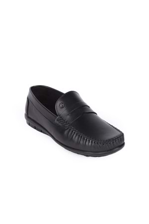 Pierre Cardin 90144 Loafer Erkek Deri Casual Ayakkabı - Siyah