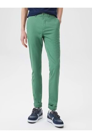 Heredot 30134 Erkek Slim Fit Chino Keten Pantolon - Heredot - Yeşil - ST01613-Yeşil-33
