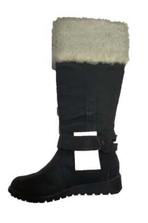 Muya Kadın Nubuk Bot 56330 - Siyah - 38