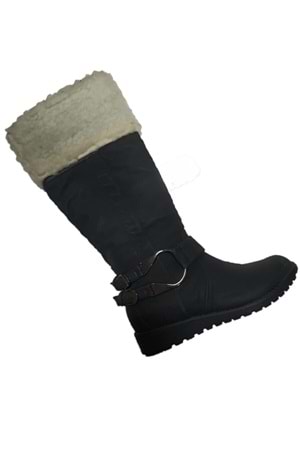 Muya Kadın Nubuk Bot 56330 - Siyah - 38