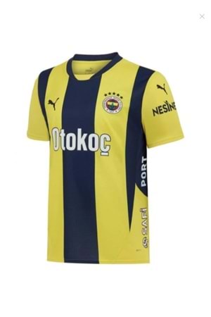 Fenerbahçe F02363 Çocuk Çubuklu İç Saha Forma 2024/2025 - Sarı