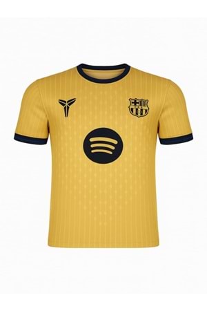 Barcelona B02847 Lamine Yamal x Kobe Bryant Çocuk Deplasman Forma 25/26 - Sarı - ST02847-Sarı-116