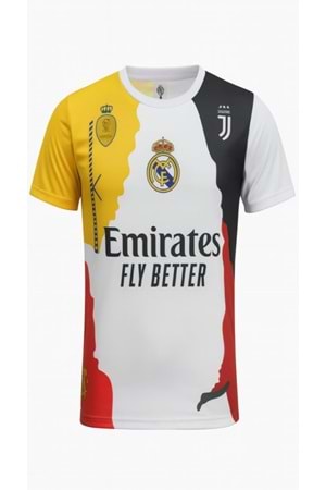 Cristiano Ronaldo C02853 7 Özel Tasarım Forması Tüm Kulüpler - Beyaz - ST02853-Beyaz-S