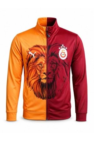 Puma P03241 Gs Dalgıç Kumaş İçi Hafif Pamuklu Sweatshirt - Kırmızı