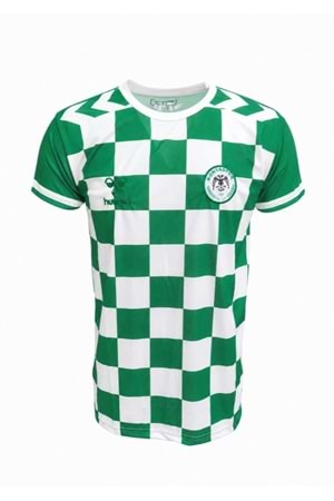 Konyaspor K03281 Çocuk Damalı Alternatif 3. Forma 2026-2027 - Yeşil - ST03281-Yeşil-116