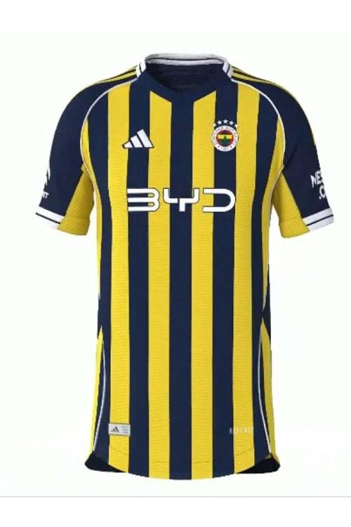 Fenerbahçe F01288 Çocuk İç Saha Çubuklu Forma 2025-2026