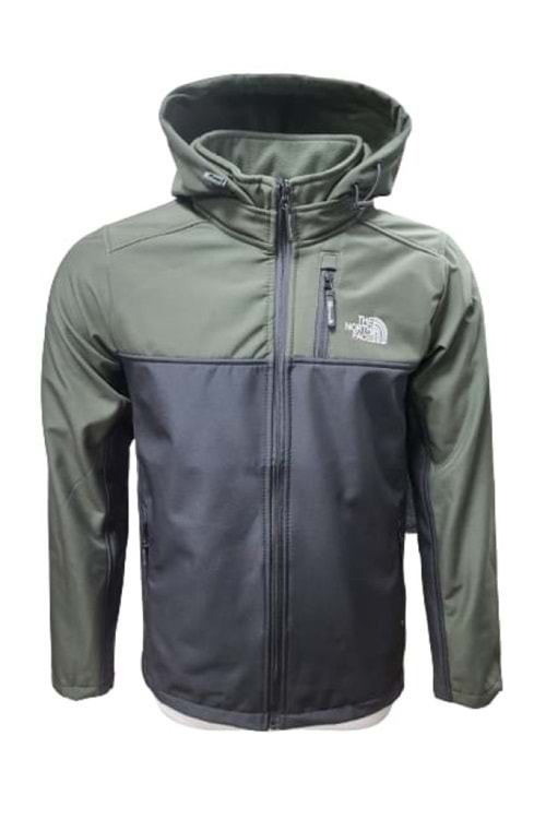 The North Face T01465 Erkek Parçalı Softshel Kapüşonlu Mont