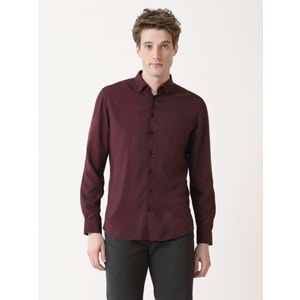 Coumas Erkek Slim Fit Poplin Likralı Gömlek C00017