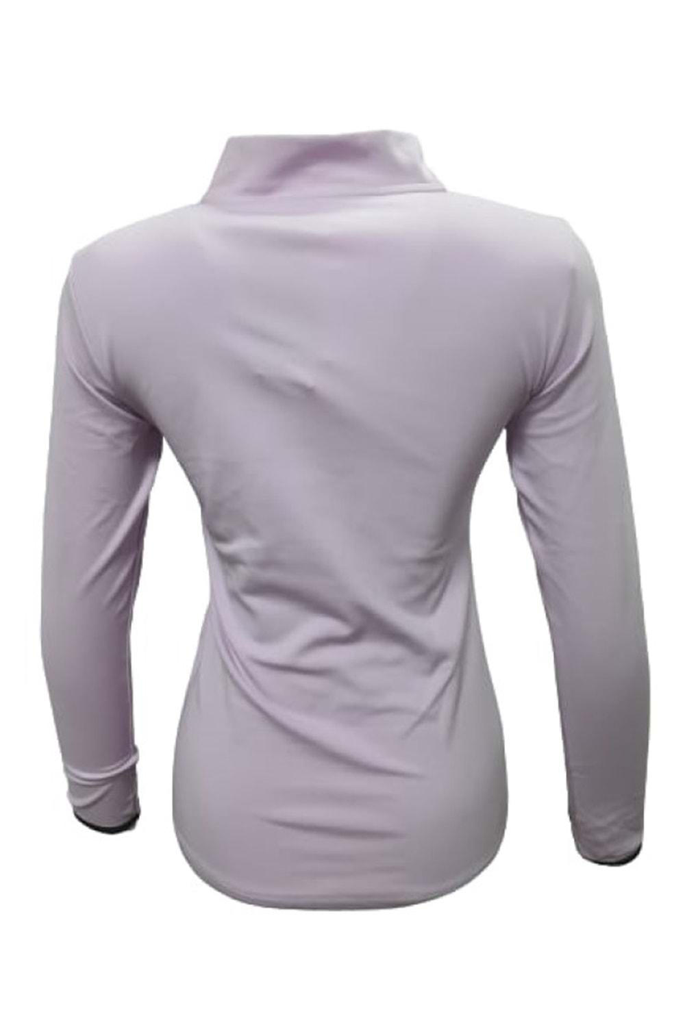 Nike 0743 Kadın Kolu Baskılı Pro Crop Sweatshirt - Mor - ST00151-Mor-L