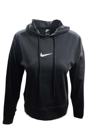 Nike 0734 Kadın Kapişonlu Crop Dalgıç Sweatshirt - Siyah - ST00161-Siyah-S