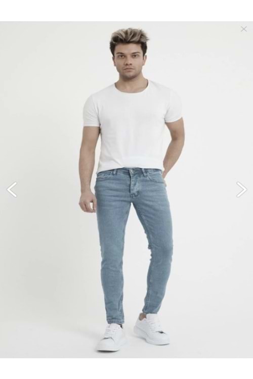 Hacker T 175-832 Erkek Denim Tom Slim Likralı Kot Pantolon
