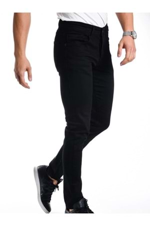 Hacker Tony Skinny T391-632 Erkek Full Slim Fit Kot Pantolon - Siyah - ST00263-Siyah-36