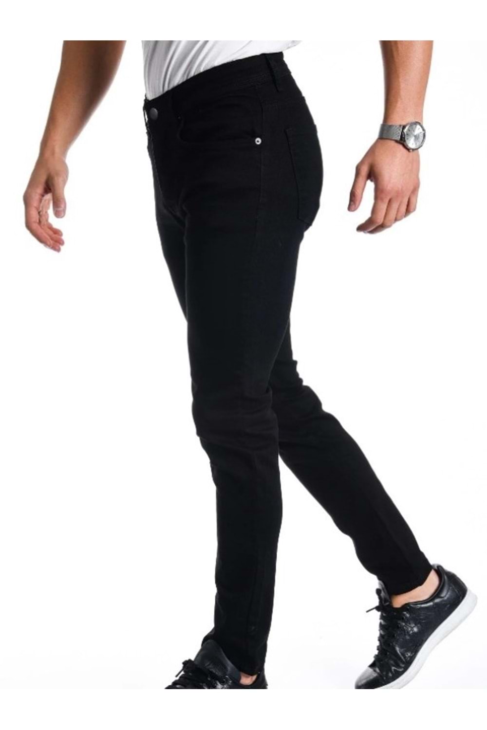 Hacker Tony Skinny T391-632 Erkek Full Slim Fit Kot Pantolon - Siyah - ST00263-Siyah-36