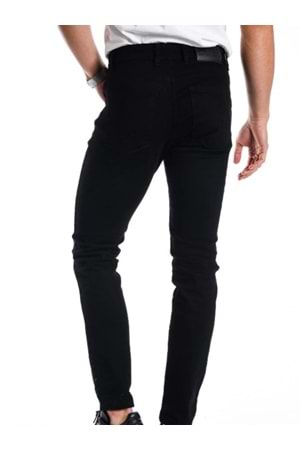 Hacker Tony Skinny T391-632 Erkek Full Slim Fit Kot Pantolon - Siyah - ST00263-Siyah-36