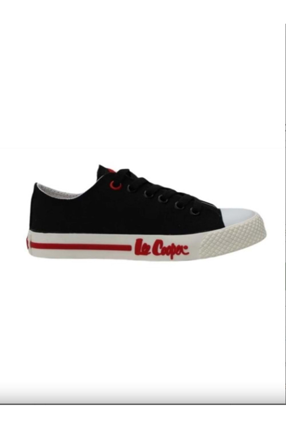 Lee Cooper Lc-30003 Unisex Anatomik Keten Kanvas Bağcıklı Spor Ayakkabı - Siyah - ST00269-Siyah-37