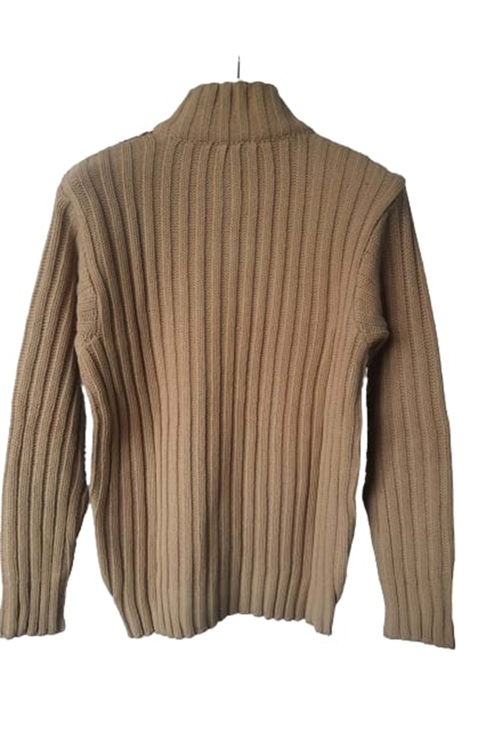 Ce-Ce Erkek Triko Hırka 100 - 100 - Kahverengi - STANDART