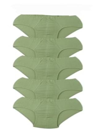 Ceylanoğlu Erkek Süprem Penye Kilot C-002 (5 Paket) - Açık Yeşil - 3