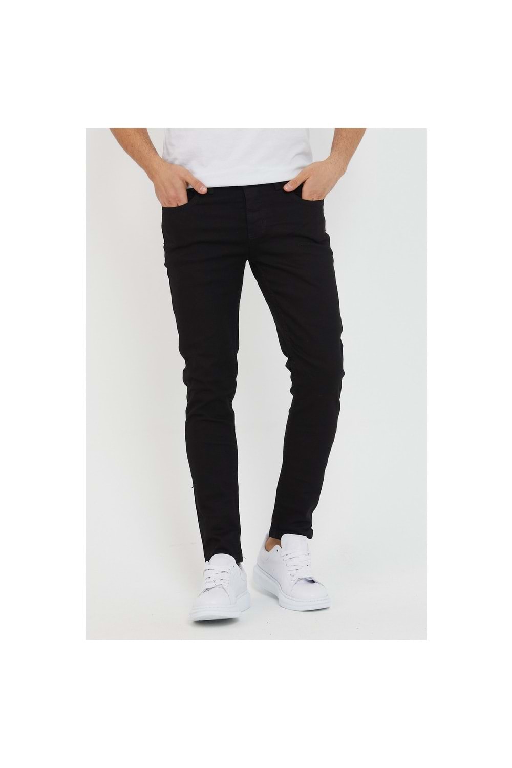Hacker Erkek Denim Slim Likralı Kot Pantolon S 336-112 - Siyah - 29