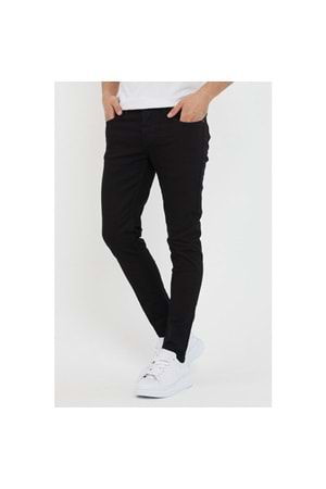 Hacker Erkek Denim Slim Likralı Kot Pantolon S 336-112 - Siyah - 29