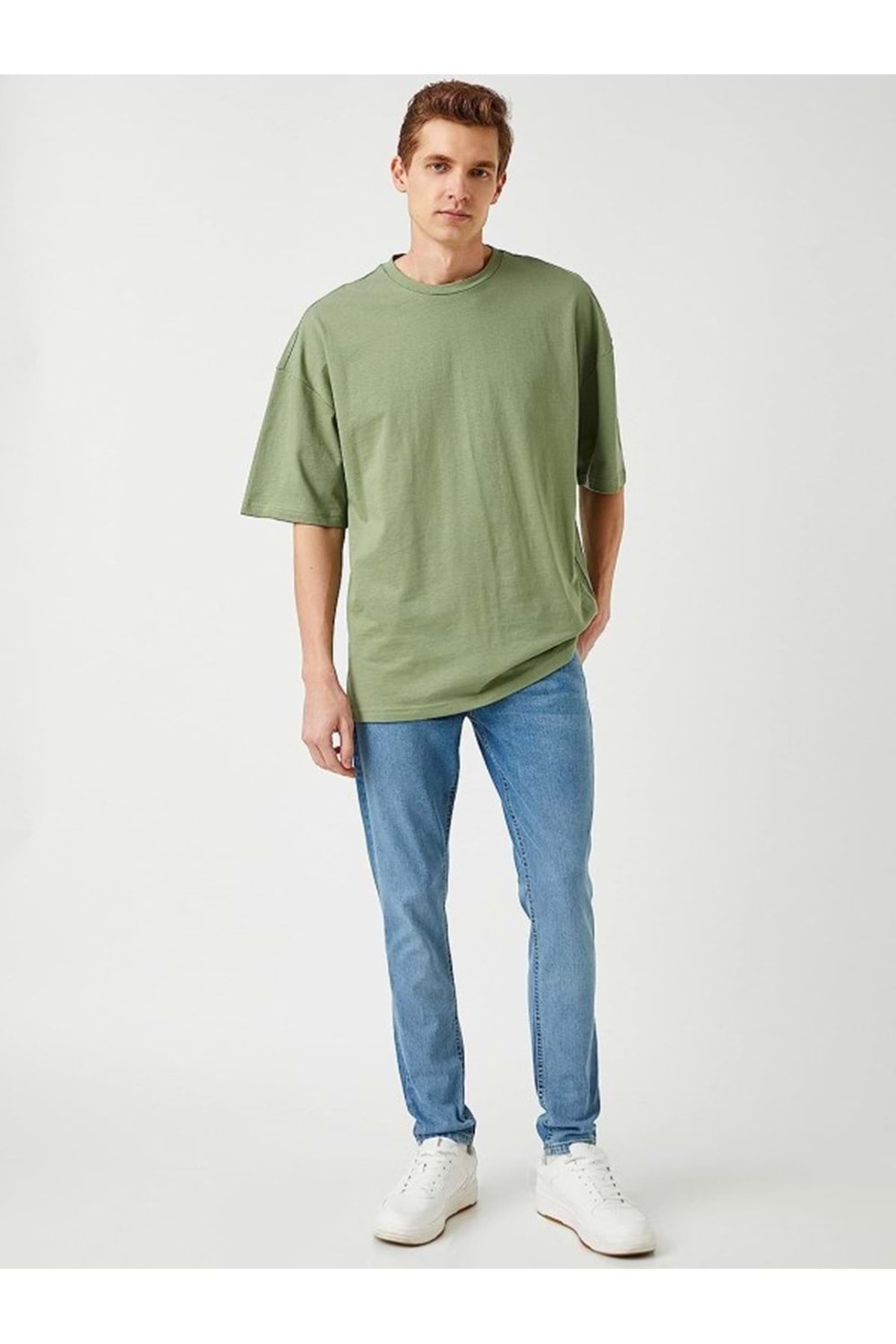 Hacker Tom T415-860 Erkek Denim Slim Likralı Kot Pantolon - Açık Mavi - ST00368-Açık Mavi-30