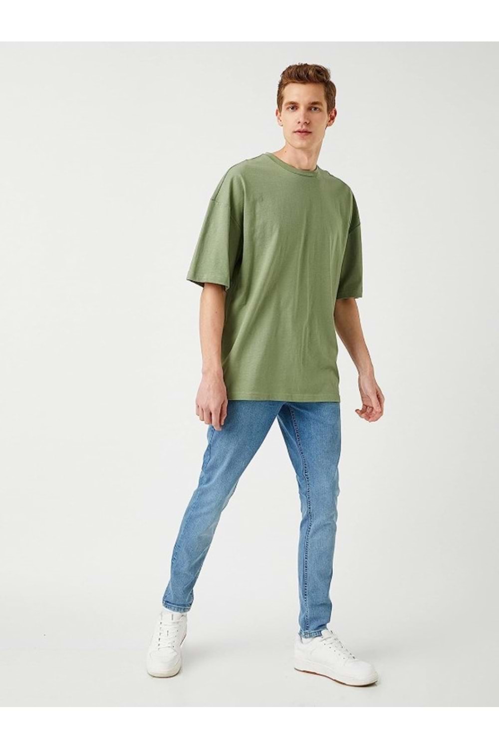 Hacker Tom T415-860 Erkek Denim Slim Likralı Kot Pantolon - Açık Mavi - ST00368-Açık Mavi-30