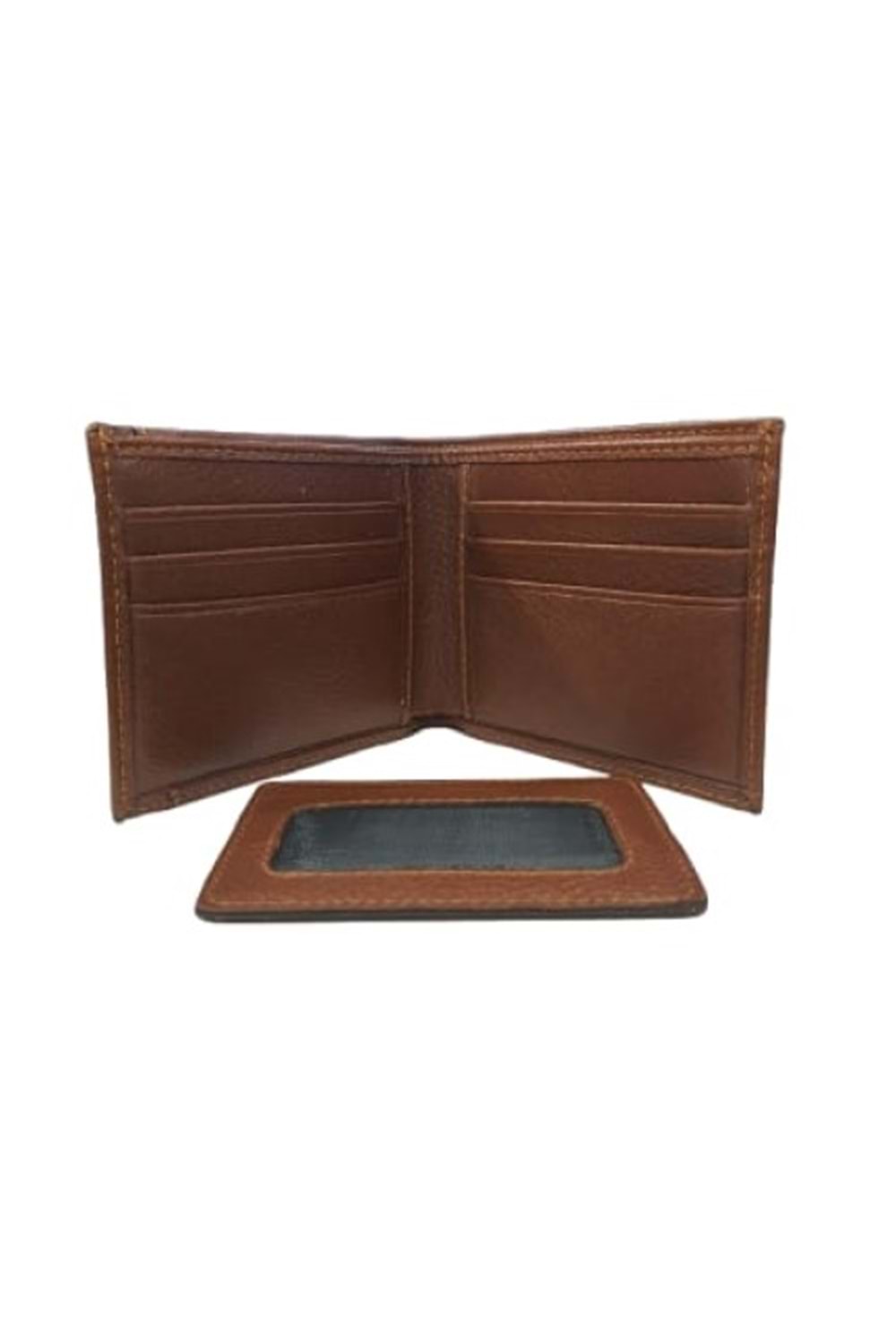 Gümüş G21 Erkek Deri Kartlık Cüzdan - Taba - ST00444-Taba-TEK EBAT