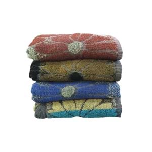 Osmanlı 00452 4lü Renkli El Yüz Havlusu Seti 50x90 Cm St00483