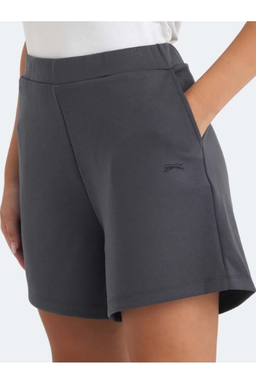 Slazenger Vidar Kadın Likralı Şort - Slazenger - Antrasit - ST00531-Antrasit-M