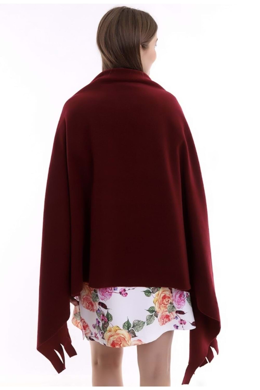 Forum Kadın Polar Şal -100- - 100 - Bordo - Standart