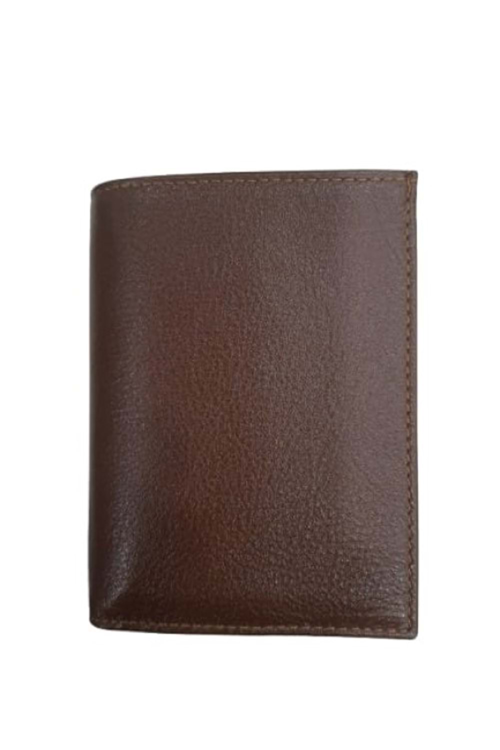 Gümüş G48 Erkek Deri Kartlık Cüzdan - Gümüş - Taba - ST00648-Taba-TEK EBAT