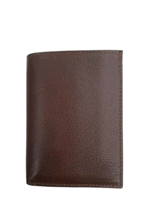 Gümüş G48 Erkek Deri Kartlık Cüzdan - Gümüş - Taba - ST00648-Taba-TEK EBAT