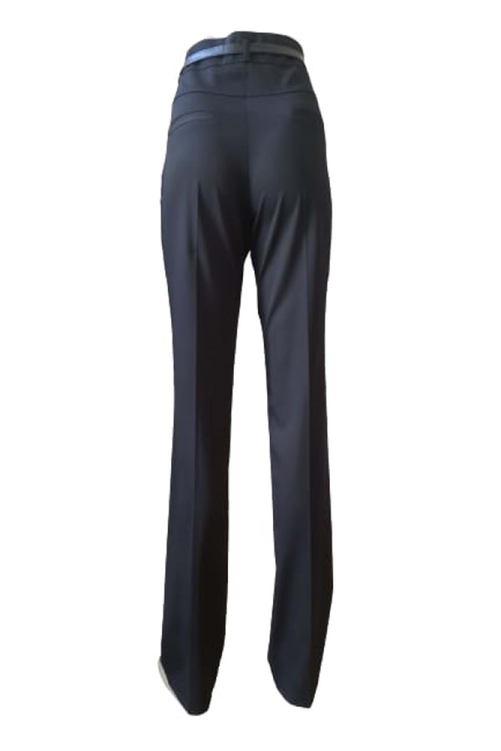 Kübra 3227 Kadın Klasik Mevsimlik Kumaş Pantolon - Lacivert - 40