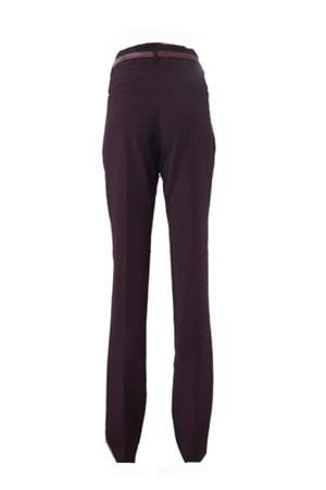 Kübra 3277 Kadın Klasik Kumaş Pantolon - Bordo - 38