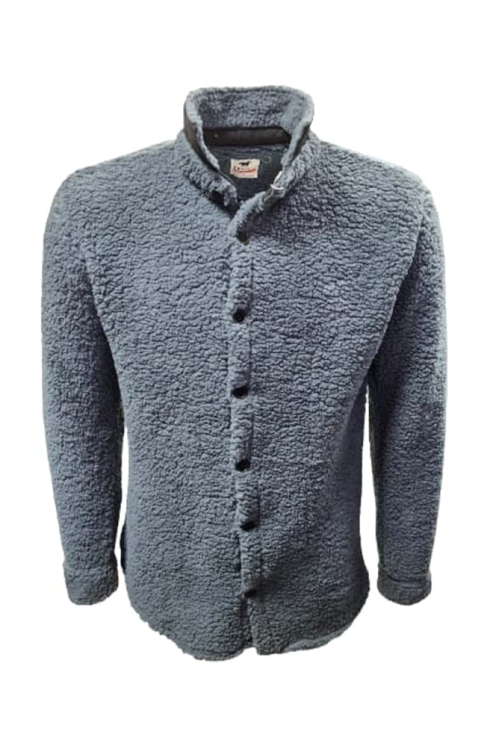 Yegua Y00788 Erkek Düz Kuzu Peluş Gömlek - Antrasit - ST00788-Antrasit-M
