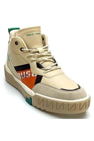 Gamelu 23Km Polo Erkek Boğazlı Memory Taban Sneaker Ayakkabı. - 23Km Polo - Bej - ST00793-Bej-41