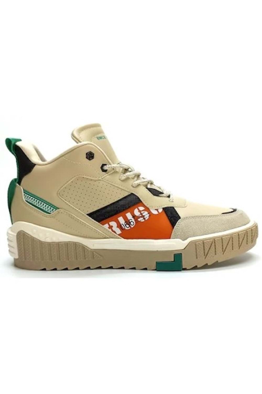 Gamelu 23Km Polo Erkek Boğazlı Memory Taban Sneaker Ayakkabı. - 23Km Polo - Bej - ST00793-Bej-41
