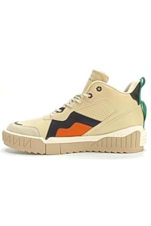 Gamelu 23Km Polo Erkek Boğazlı Memory Taban Sneaker Ayakkabı. - 23Km Polo - Bej - ST00793-Bej-41