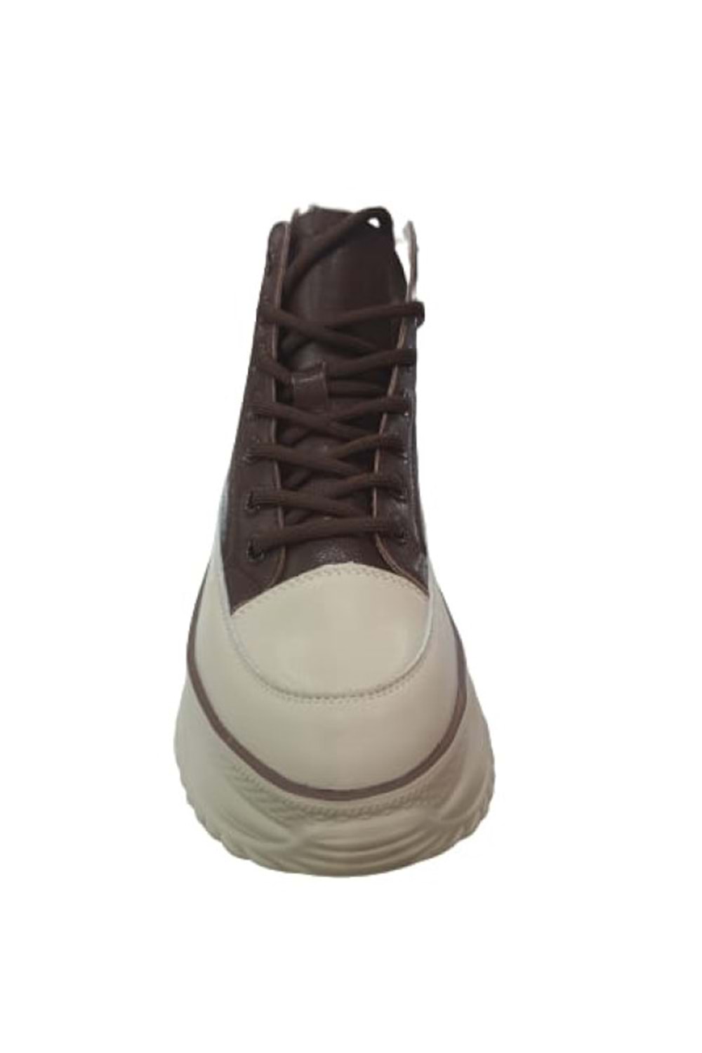 Gamelu 23Kz Gınza Kadın Kalın Taban Sneakers Bot - Kahverengi - ST01056-Kahverengi-39