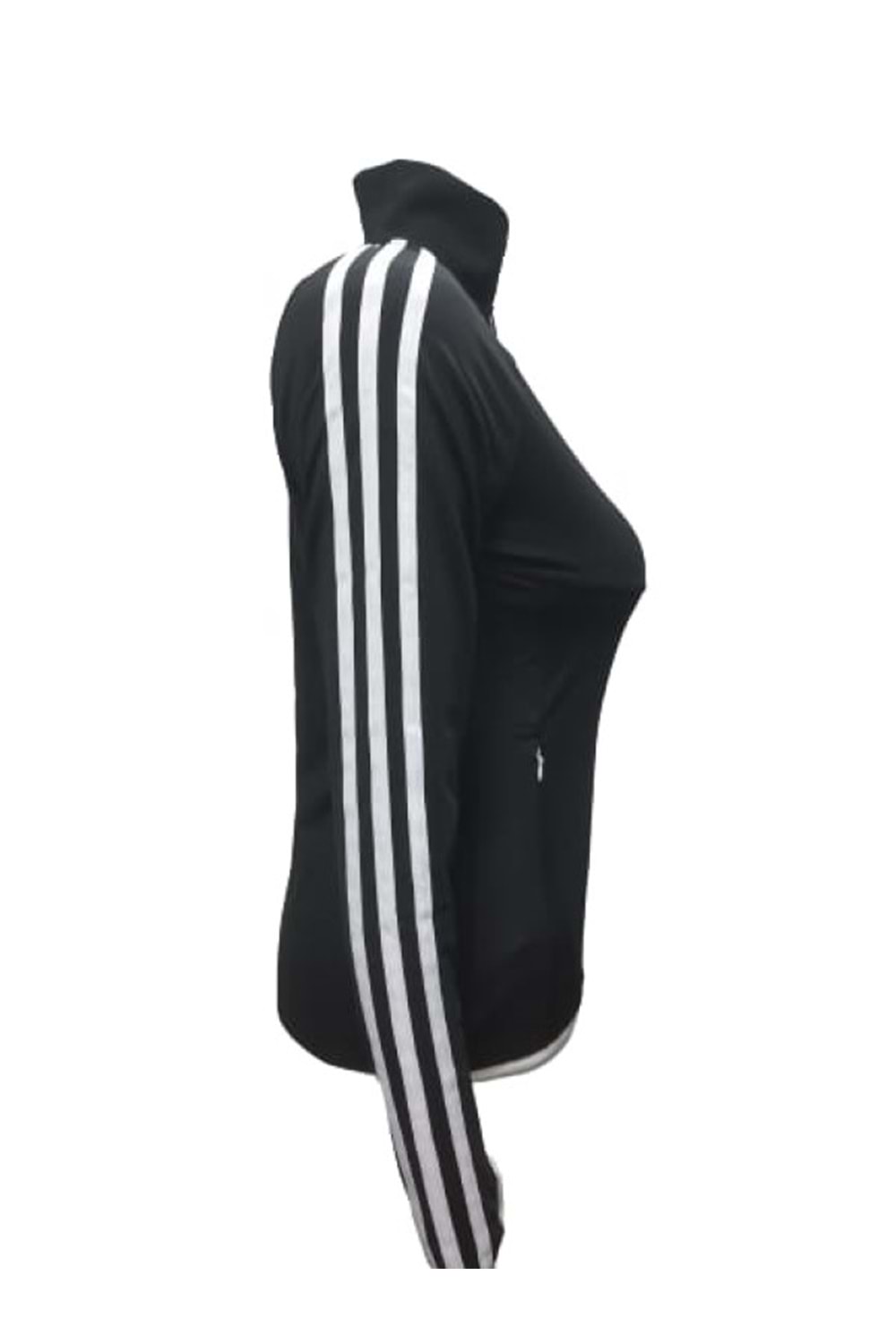 Adidas A0780 Kadın Dalgıç Şeritli Kapüşonlu Sweatshirt - Siyah - ST01103-Siyah-S