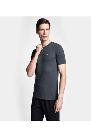 Lescon 24S-1294-24B Erkek Kısa Kollu T-Shirt - 24S-1294-24B - Antrasit