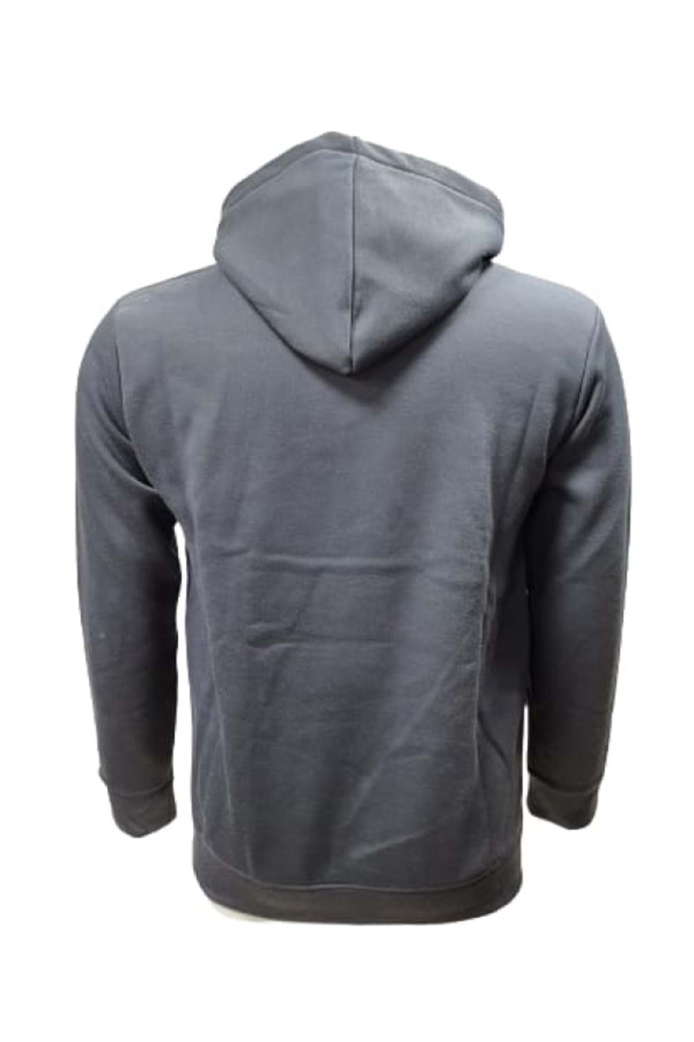 Tarz Cool T01128 Erkek Pamuklu Kapüşonlu Şardonlu Üç İplik Sweatshirt - ST01128-Antrasit-S