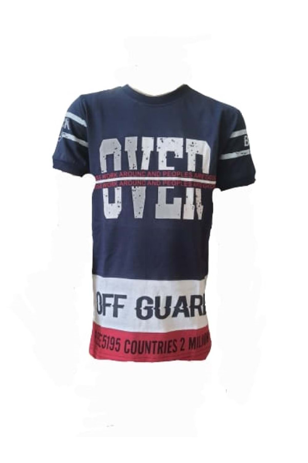 Petitox Çocuk Erkek Baskılı T-shirt 3003 - Lacivert - 4 YAŞ