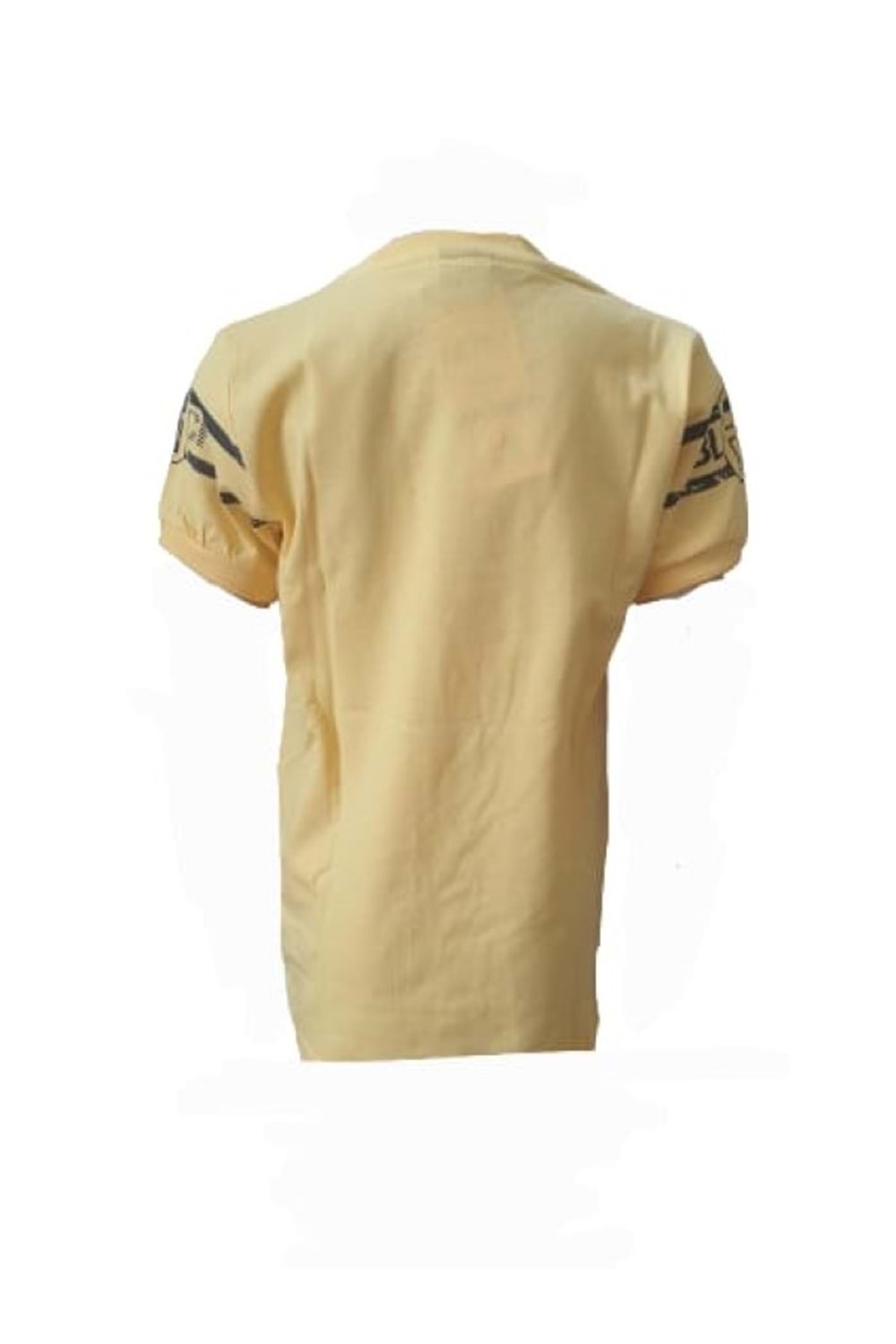 Petitox Çocuk Erkek Baskılı T-shirt 3003 - Sarı - 6 YAŞ