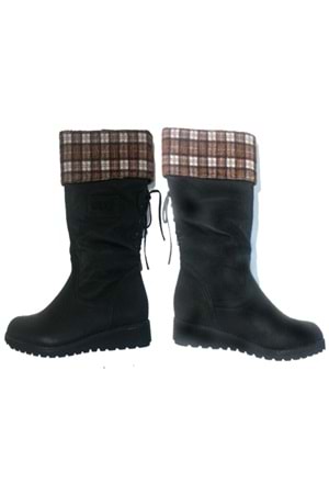 Muya Kadın Nubuk Bot-56328 - Siyah - 38