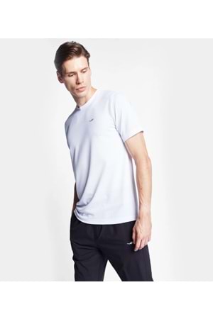 Lescon 24S-1298-24B Erkek Kısa Kollu T-Shirt - 24S-1298-24B - Beyaz