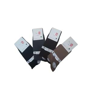 Nis 404 K Erkek Cotton Bambu Socks Çorap (4 Adet)