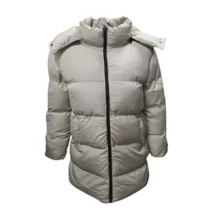 Kaside Y024 Kadın Kapüşonlu Şişme Spor Mont