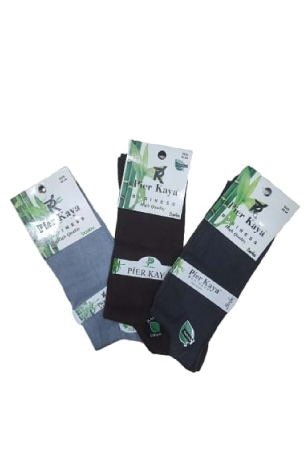 Pier Kaya P01389 Erkek Fantasy Bambo Dikişsiz Çorap (3 Adet) - Karışık Renkli 40-44