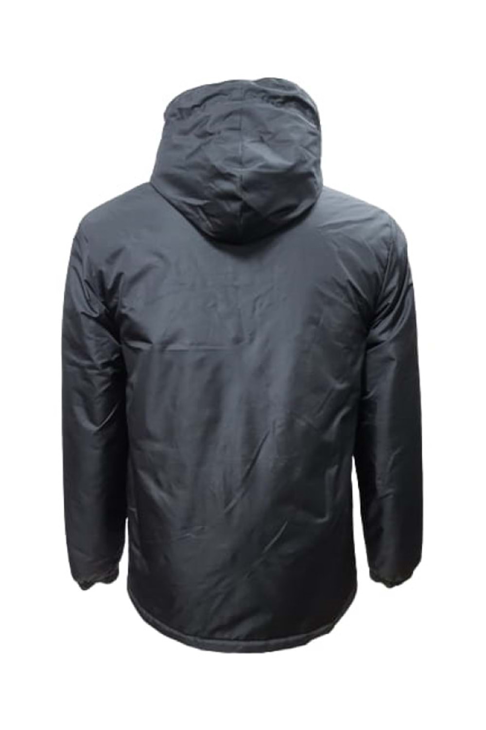 Mtn M01396 Erkek İçi Kürklü Fermuarlı Kapüşonlu Mont - M01396 - Siyah - ST01396-Siyah-3XL